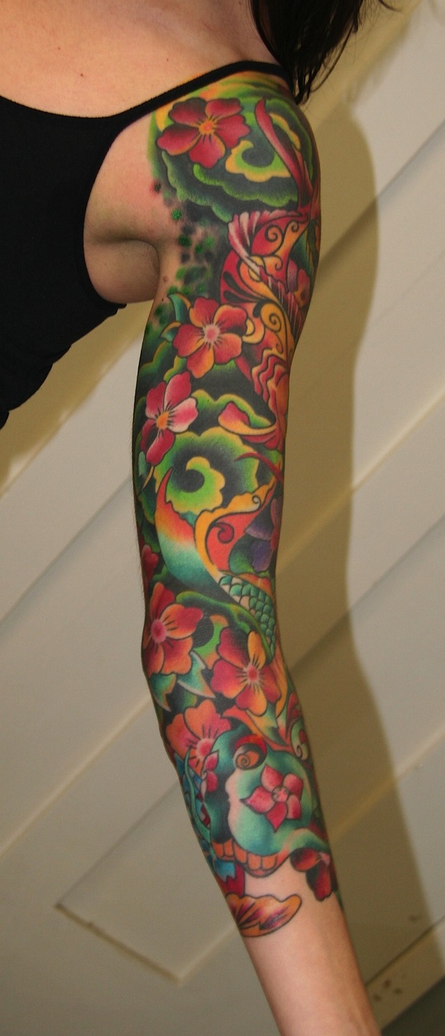 Latest Girls Sleeve Tattoos Designs - Wallpaper hd