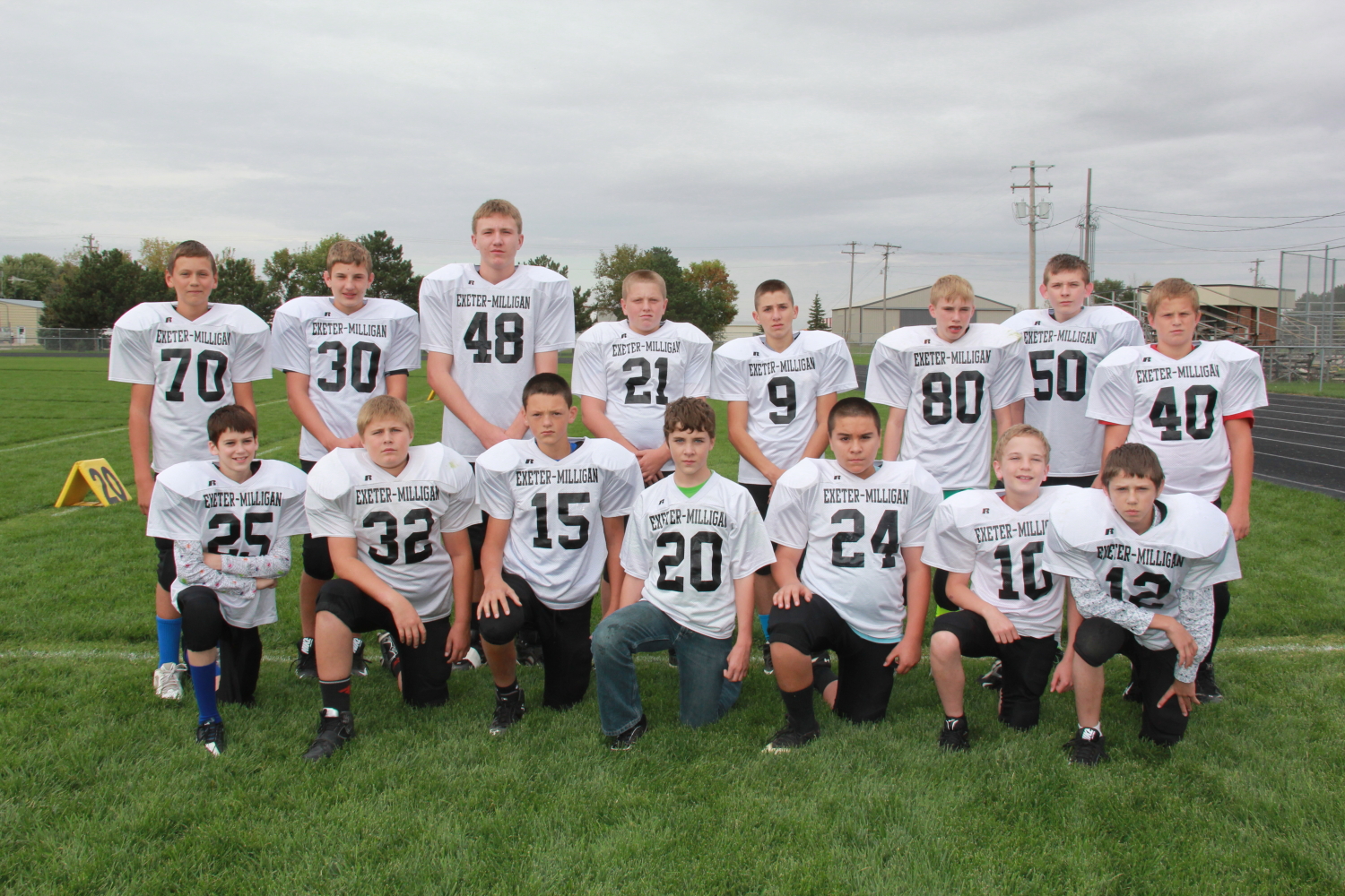 Village of Exeter ExeterMilliganFriend Junior High Football Season