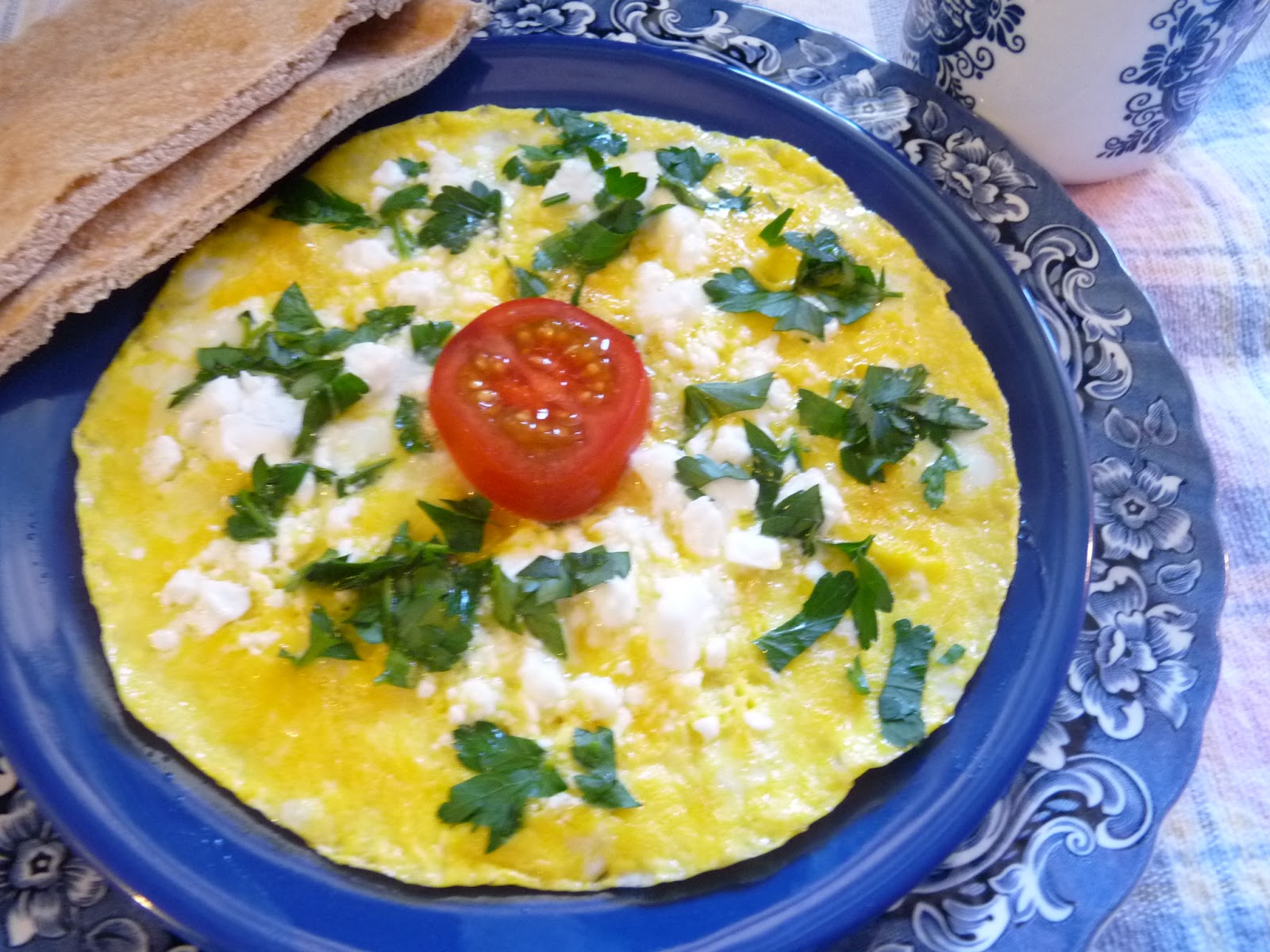 The Iraqi Family Cookbook Feta Cheese Omelet