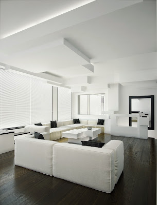Black and White Living Room, living room, living room design, 