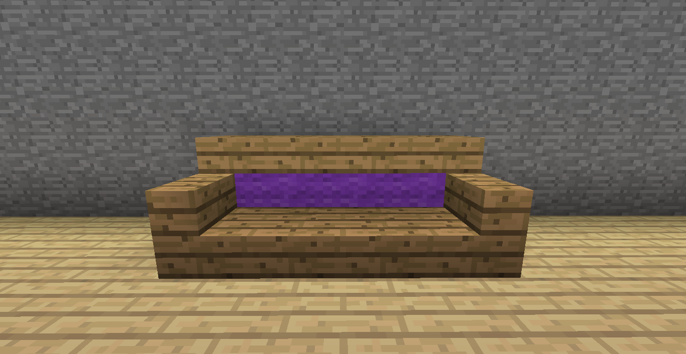 Furniture and decoration in Minecraft without mods Your