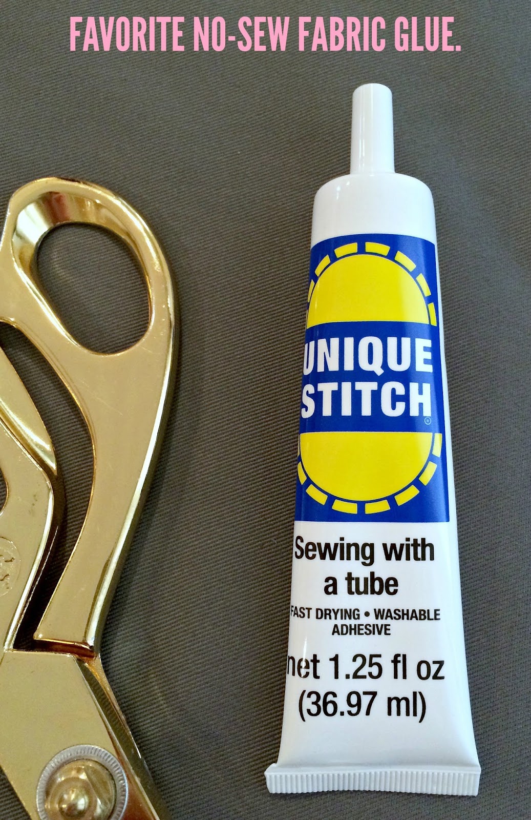 Dritz Unique Stitch Fabric Glue, 1.25 fl. oz.