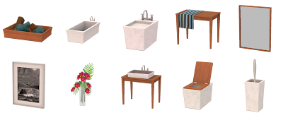 Укомплектованные ванные комнаты ObjPresenta