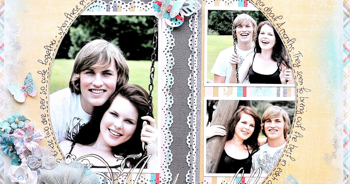 SCRAP ADDICT Scrapbook Kits with a Difference "Adorable" Layout The