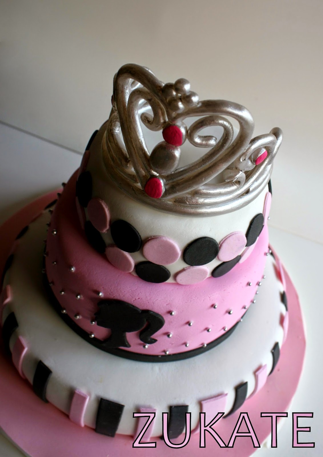 Fondant Tortas Tematica Barbie Borracha Torta Torta Con MuÃ±eca