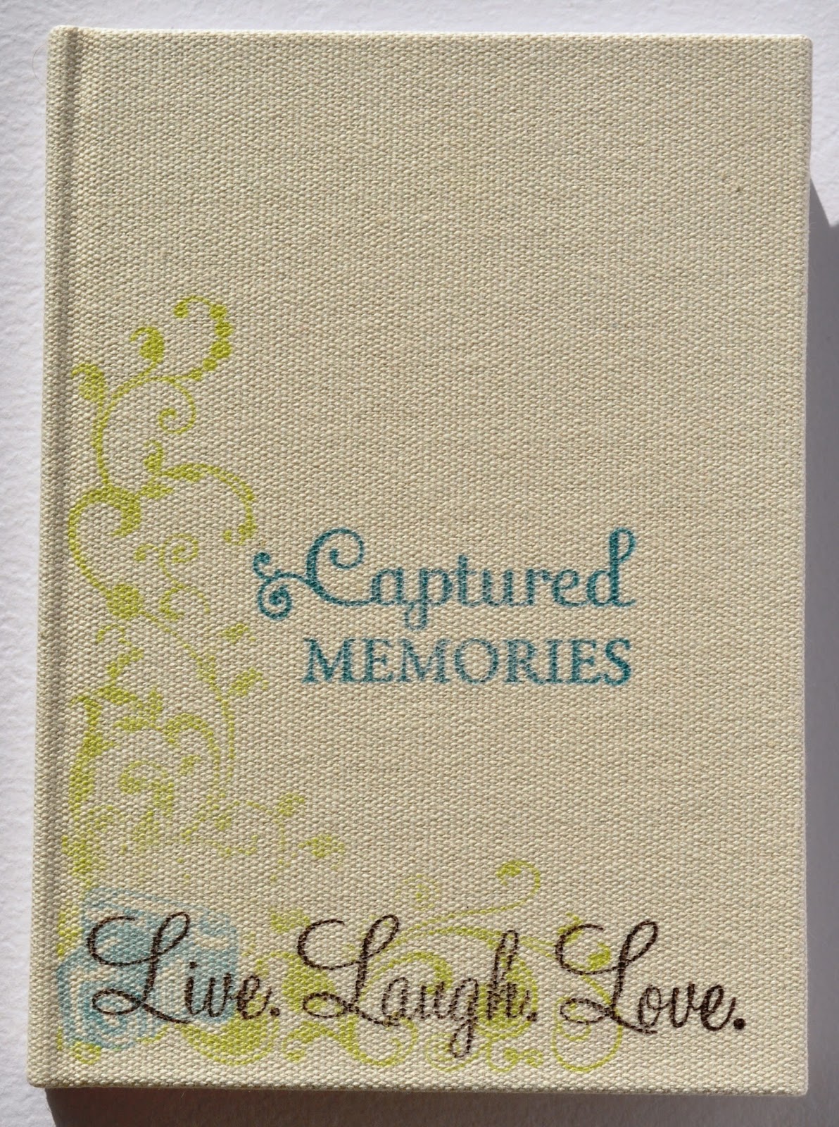DAT'S My Style Captured Memories Canvas Journal