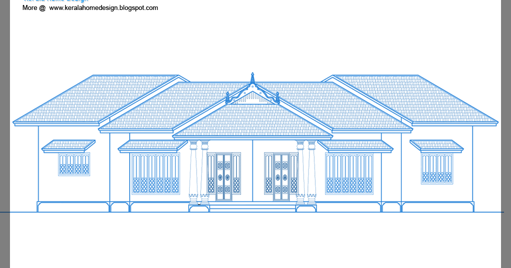 Kerala traditional houses - A Sample Design Entry - Kerala home design