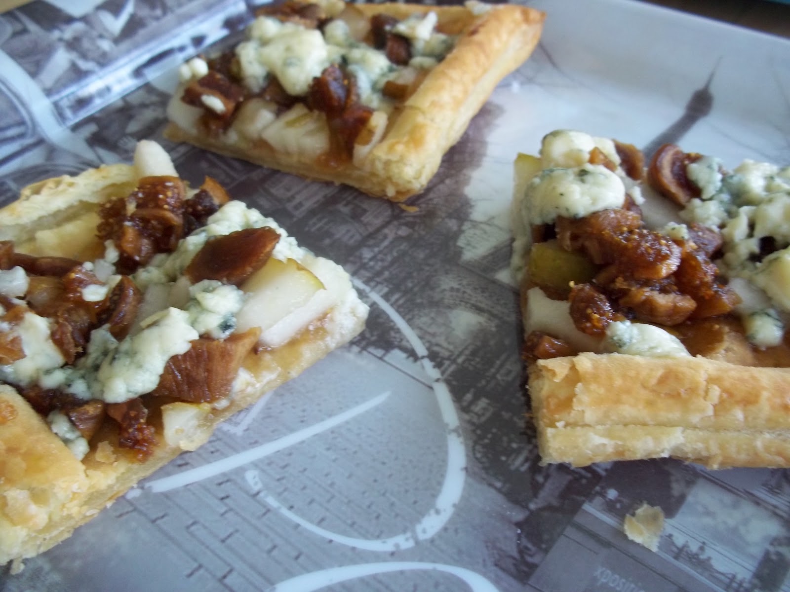 Snackers Delight Fig, Pear and Blue Cheese Tart