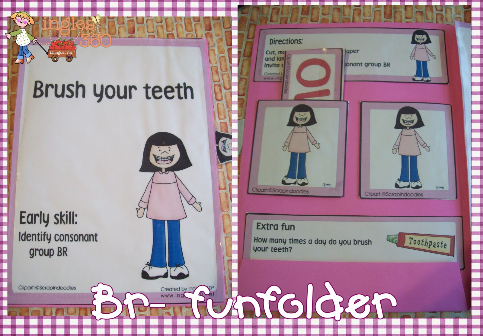 Brush your teeth! Free filefolder Classroom Freebies
