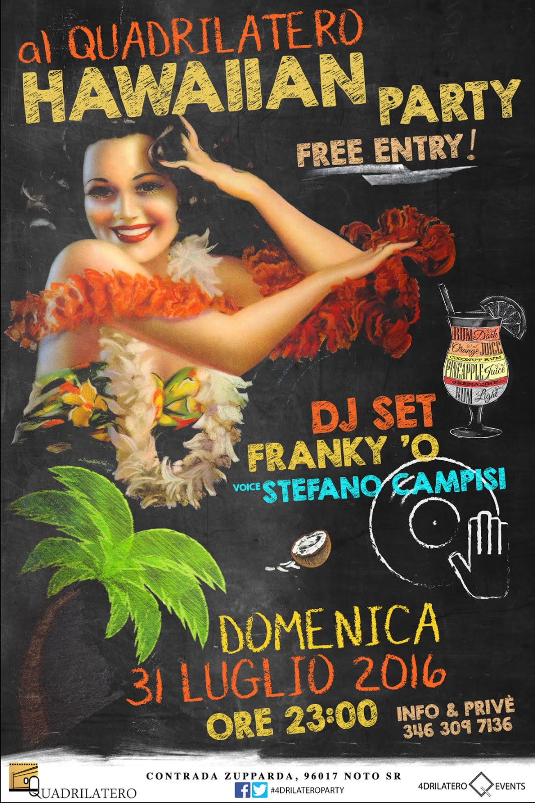 Past Event: HAWAIIAN PARTY::: FREE ENTRY!