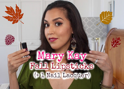 Mary Kay Fall Lipsticks (+ 1 Nail Lacquer)