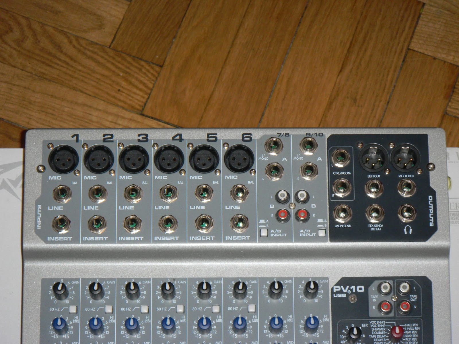 Infrequent Sound [sex.tex] technology: Peavey PV 10 USB 10-Channel