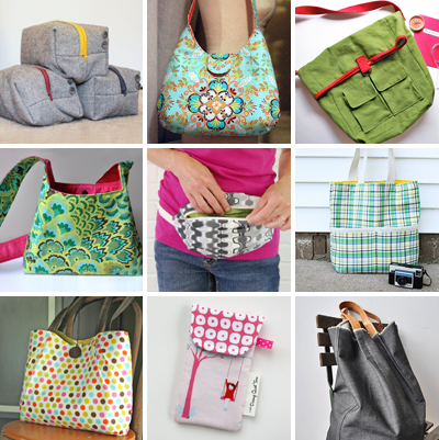 How to sew 9 different bags and purses