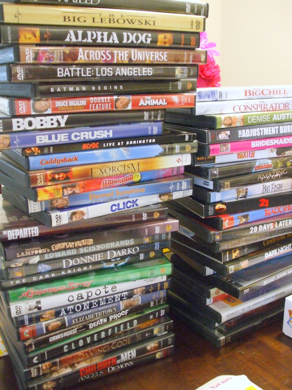 Pink Gerbera Daisies How To Organize Your DVD Collection