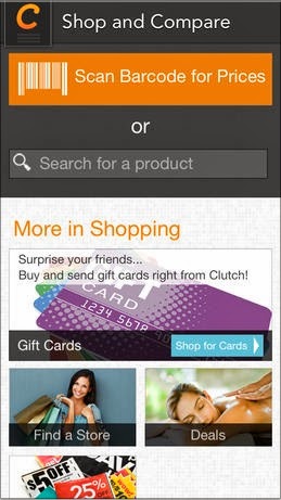 Clutch shopping app