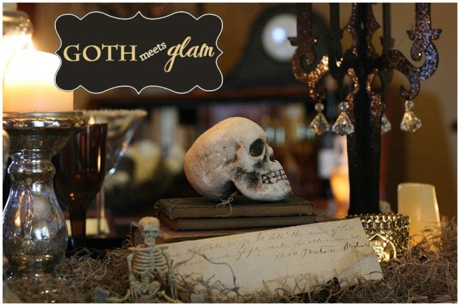 rivernorthLove: Glam & Goth Halloween Dinner Party