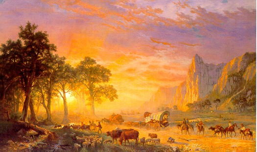 "american progress," painting by john gast, 1872.   cprr.org