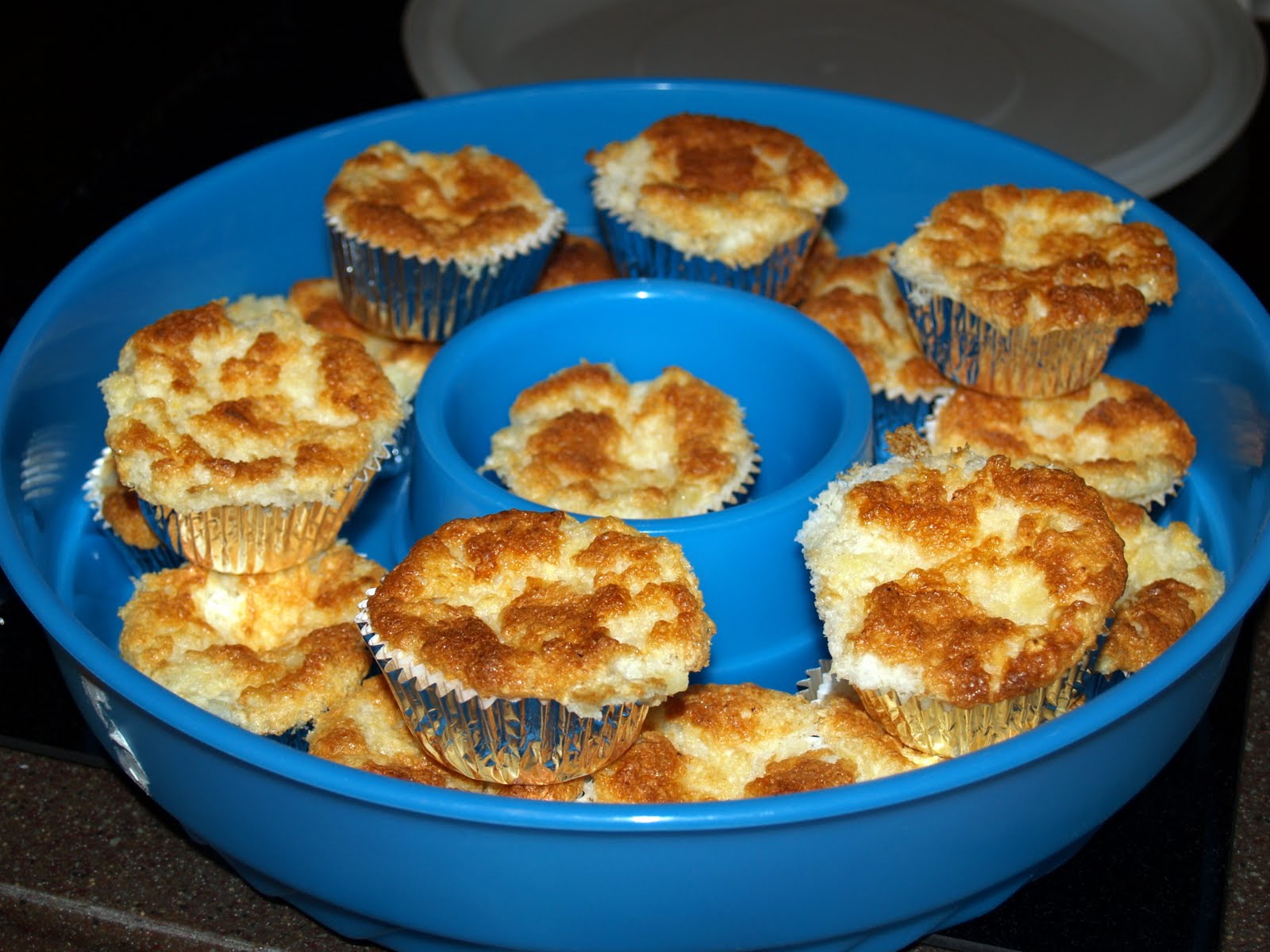 The Matejkas Equal Three Pineapple Angel Food Cupcakes