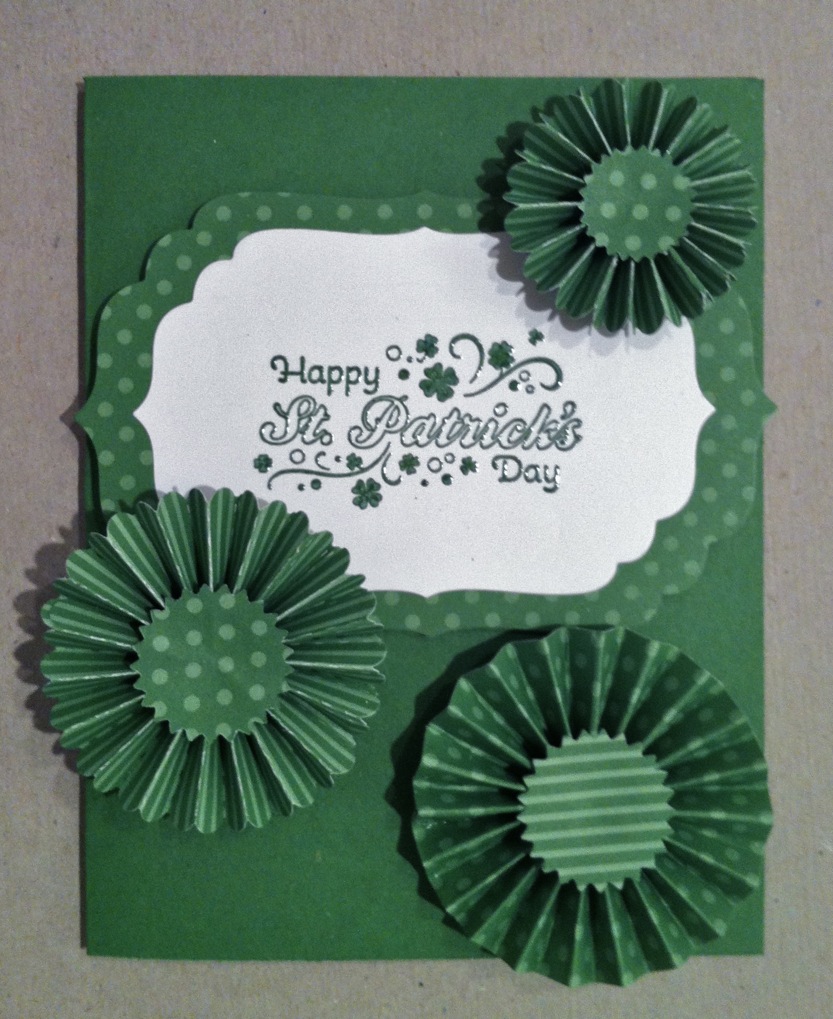 st patricks day rosettes definition