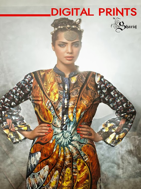 Shariq Digital Prints Lookbook 2013-01