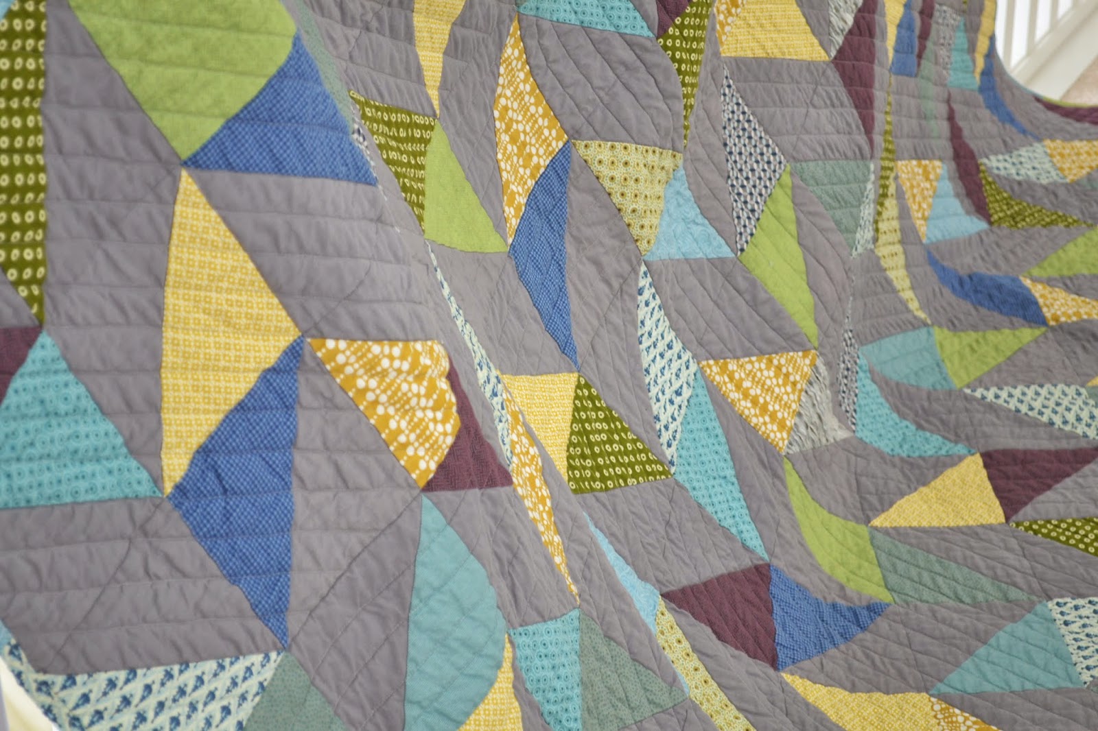 Tea Rose Home Year 2014 Last Project Herringbone Quilt