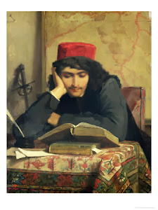 Ferdinand Heilbuth (French painter) 1826 - 1889 The Reader, 1856