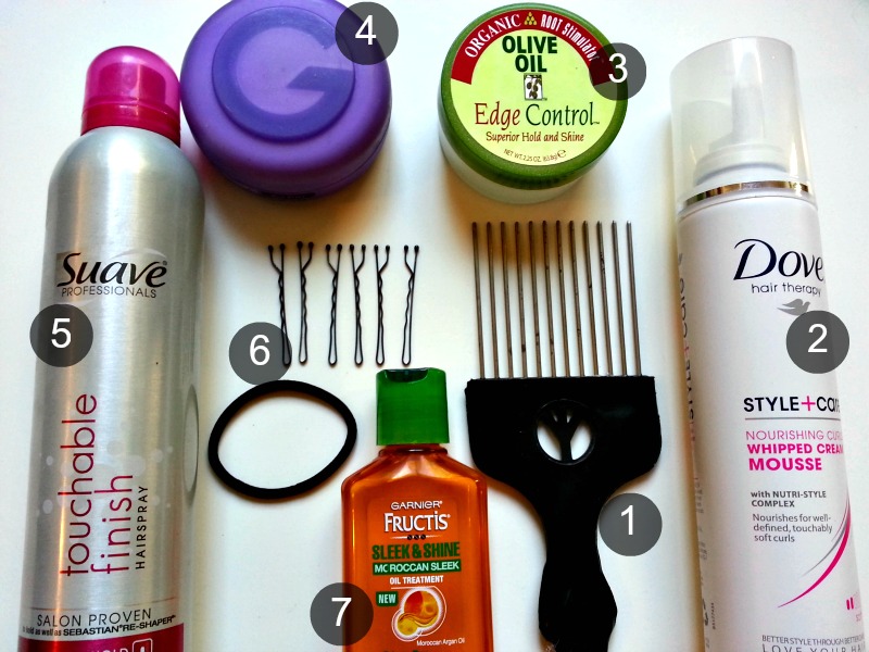 My everyday hair styling products / Seaweed Kisses