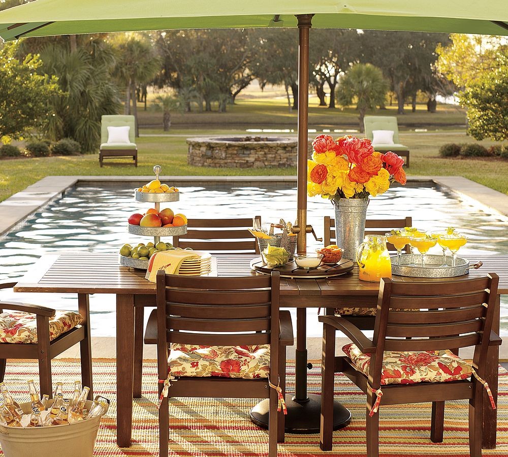 Outdoor Garden Furniture Designs by Pottery Barn Interior Design