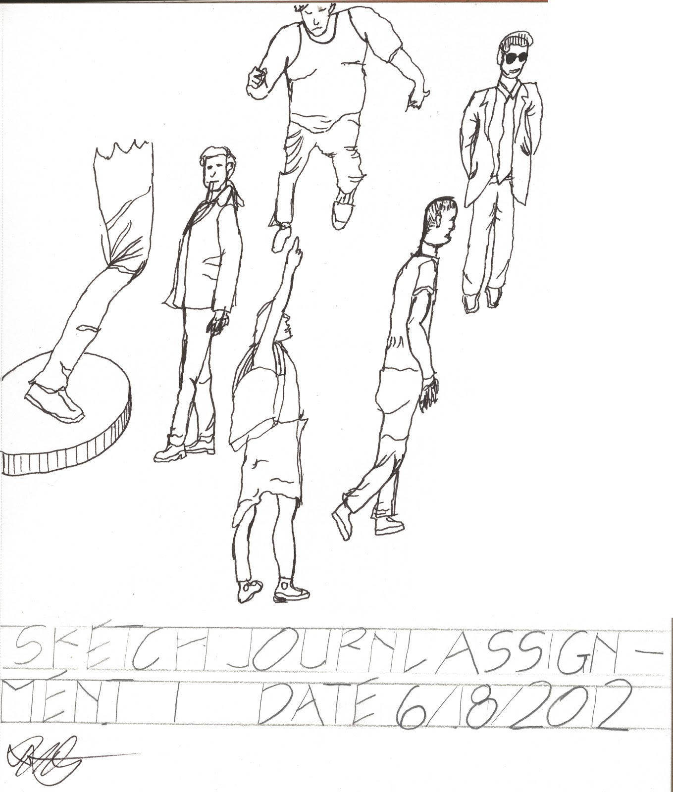 Line Drawn People
