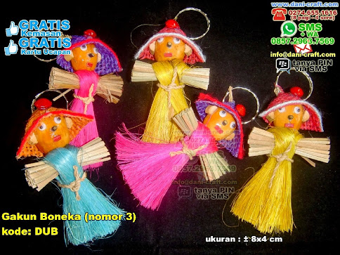 Gakun Boneka Nomor Lidi Benang Goni