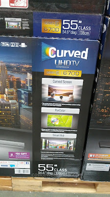 Samsung UN55JU670D 55 inch Curved LED HDTV | Costco Weekender
