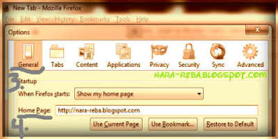 Nara Reba Manggarai di Halaman Pertama Browser