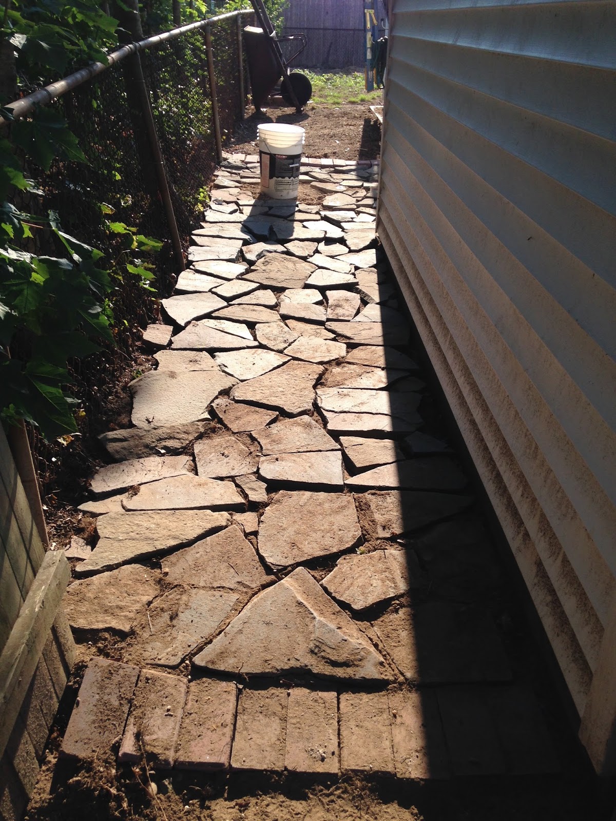 Abella Design My new slate walkway!!
