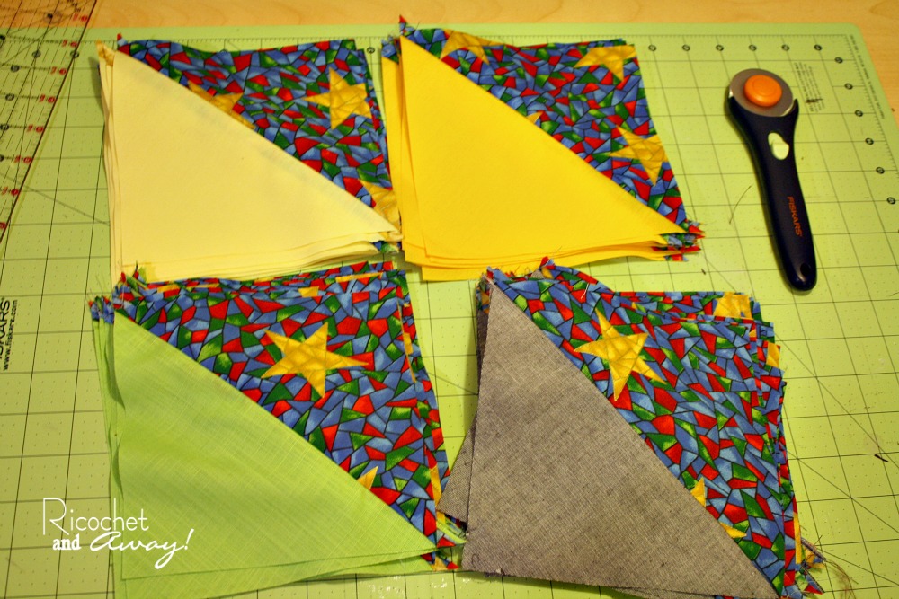 Ricochet and Away! Quilt in a day