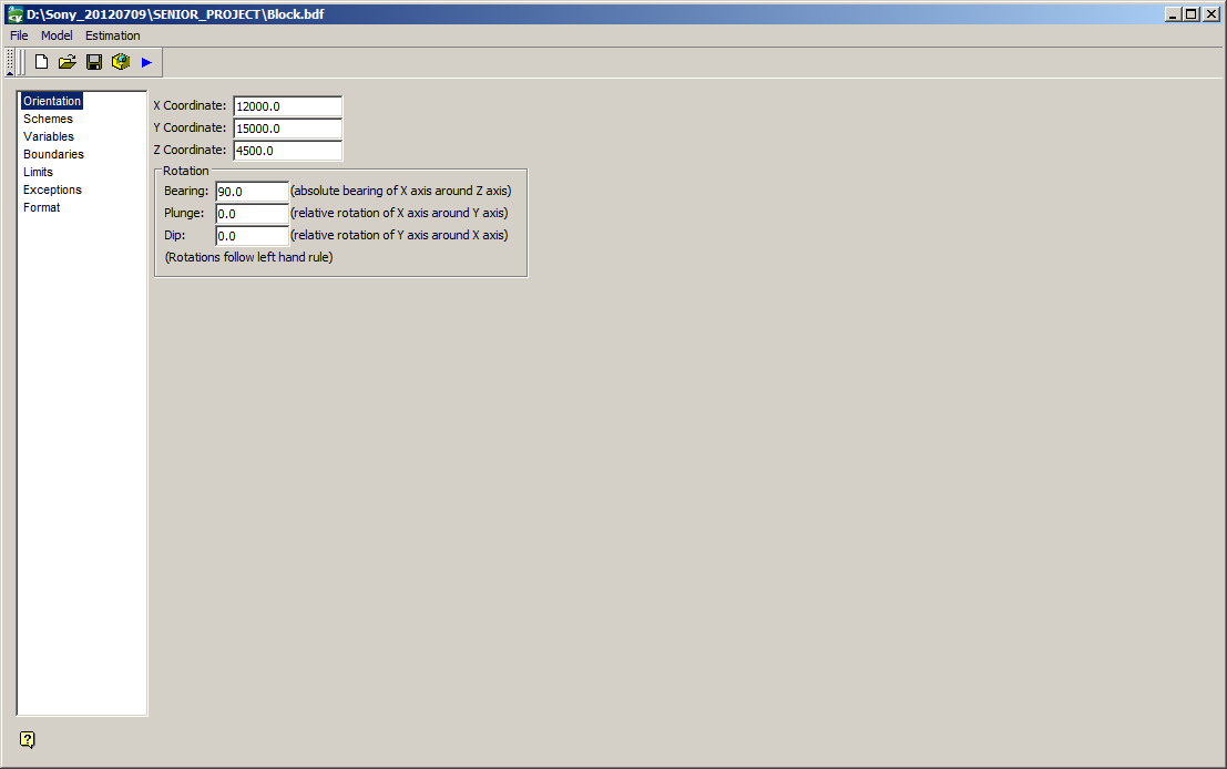 Creating a Block Model in Maptek Vulcan Mining University
