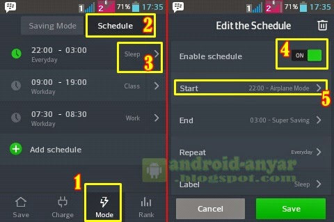 Enable Auto On / Off Airplane Mode