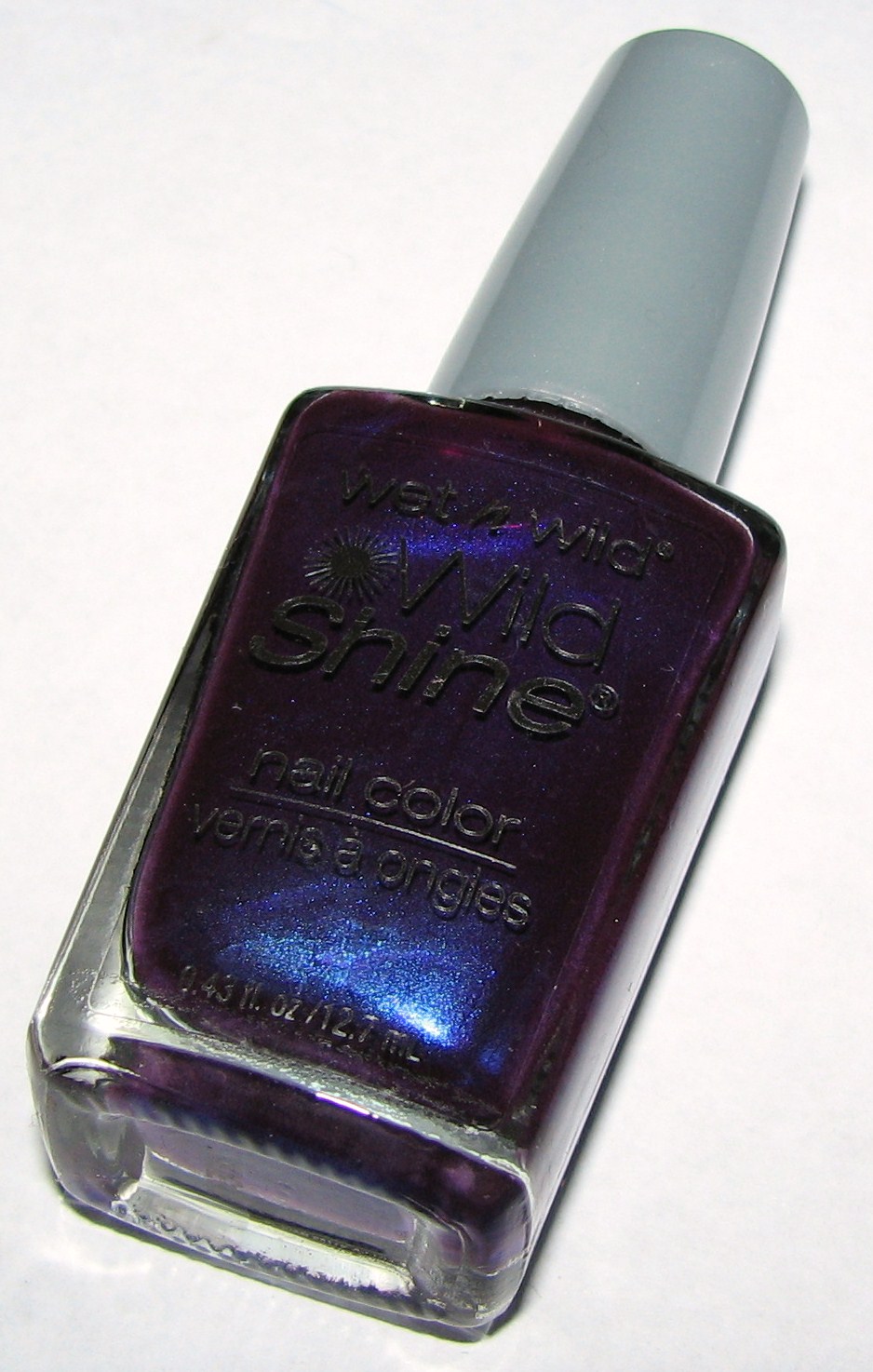 Blushing Noir Wet N Wild EGGPLANT FROST 417F Wild Shine Nail Polish