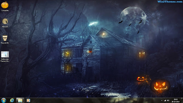 halloween theme for windows 7 and 8 consists of 10 hi res wallpapers cutom icons and sounds to make this theme more enjoyable - Windows 7 Halloween Theme halloween theme for windows 7 and 8 consists of 10 hi res wallpapers cutom icons and sounds to make this theme more enjoyable - Windows 7 Halloween Theme