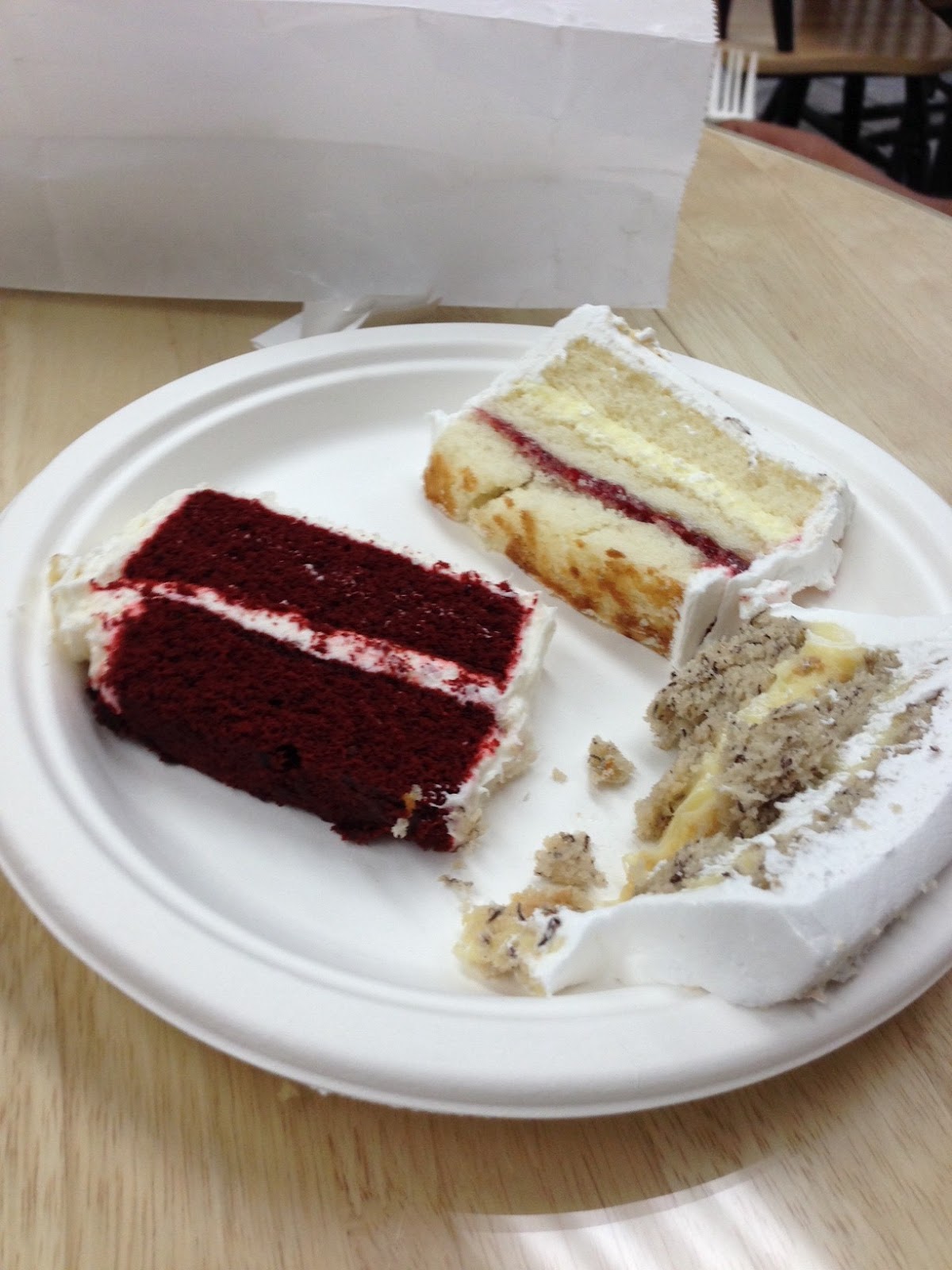 white cake with custard filling