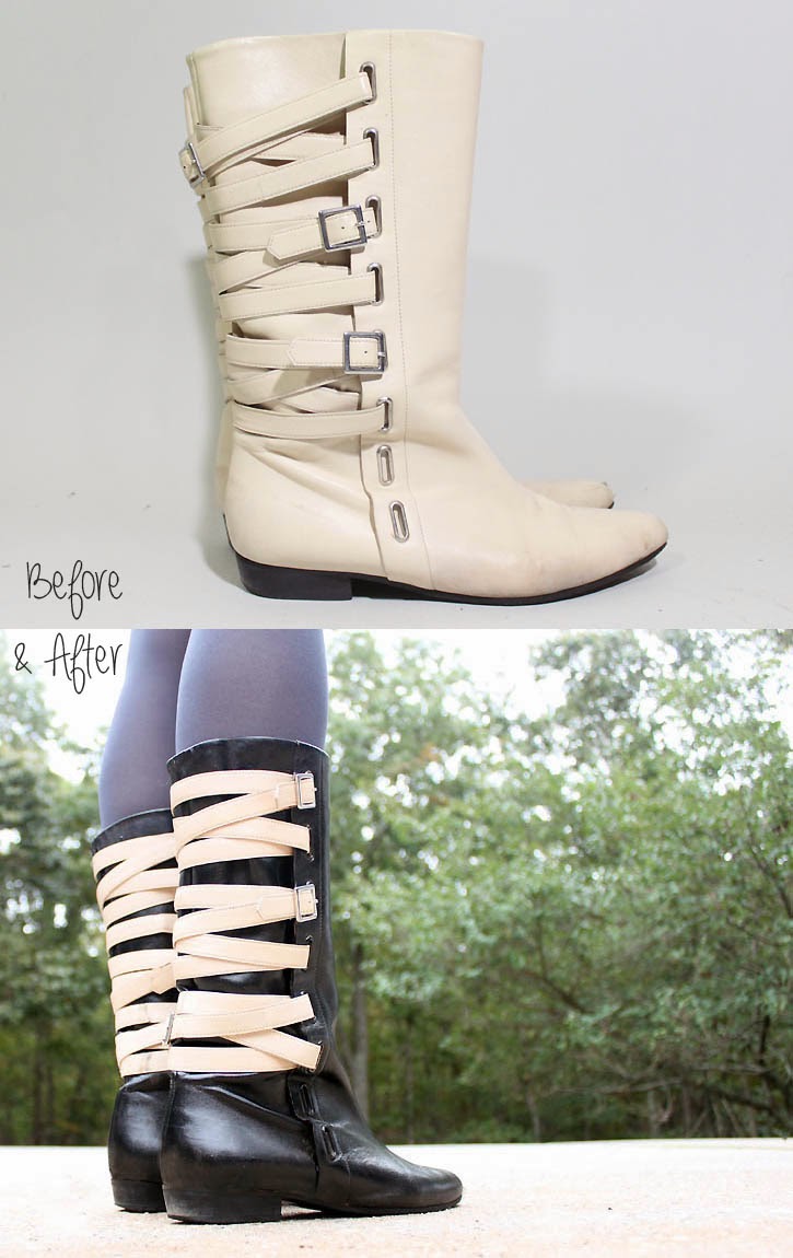 Gina Michele diy leather dyeing