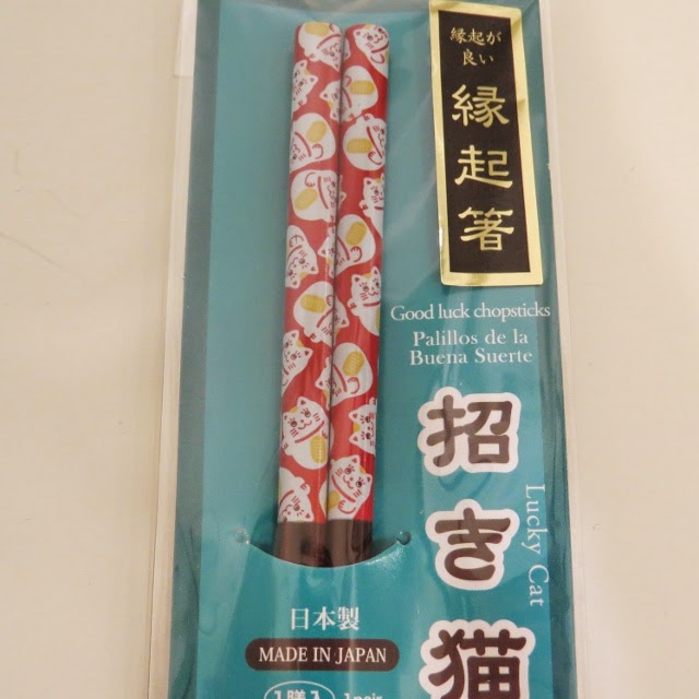 DAISO JAPAN Chopsticks HASHI Manekineko Lucky Cat Made in Japan F/S From Japan 