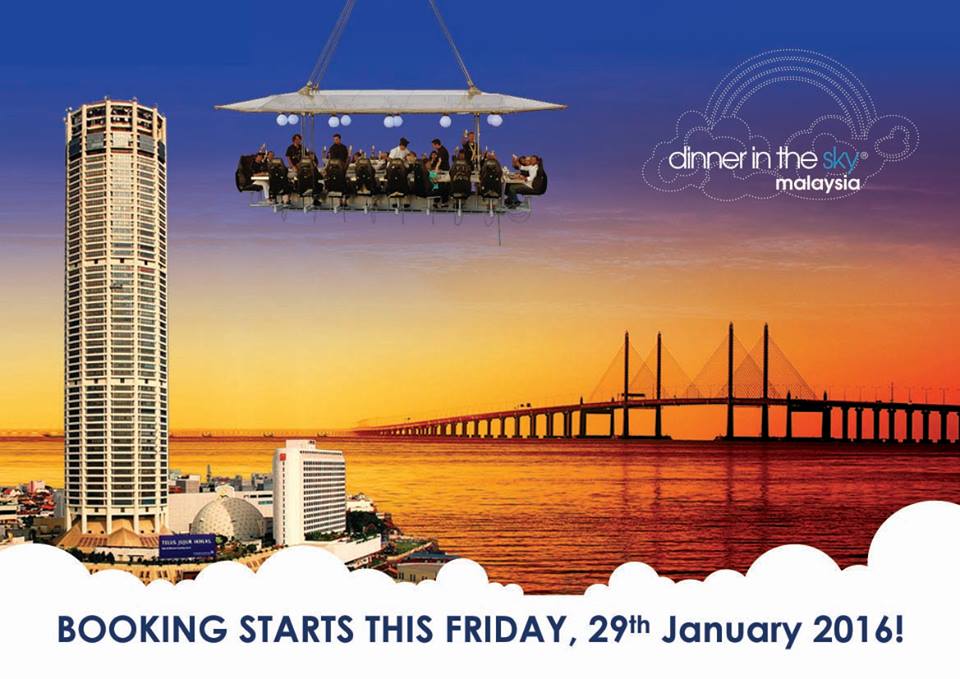 Dinner in the Sky Malaysia now moves to Penang - TheHive.Asia