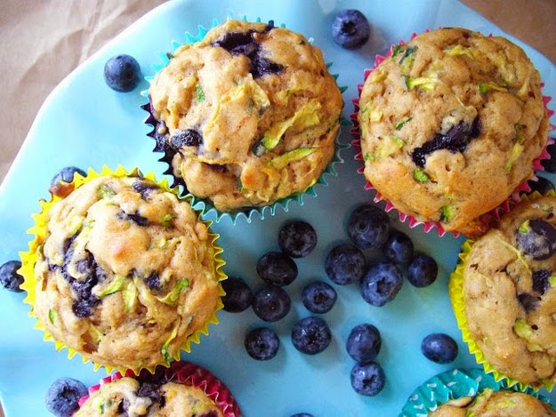 Blueberry Zucchini Muffins