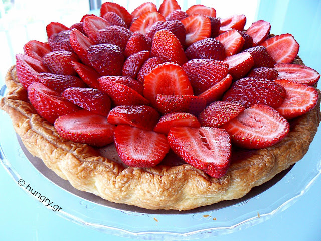 Strawberry Tart with White Chocolate