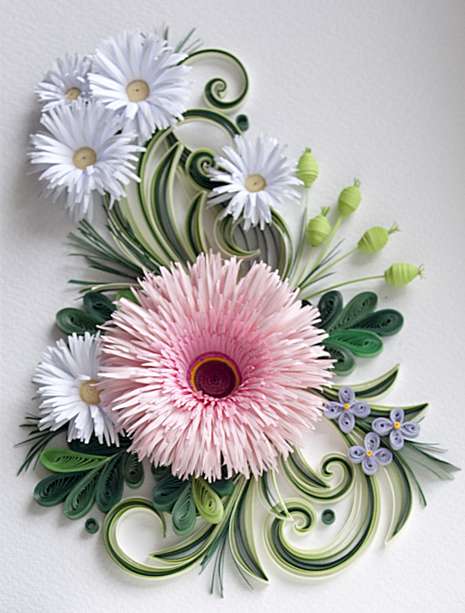 Neli Quilling Art Daisies