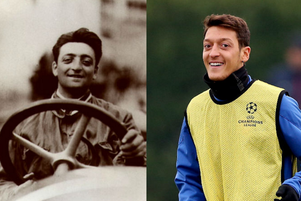 Mesüt Ozil and Enzo Ferrari 😳#CapCut #fyp #ozil #ferrari