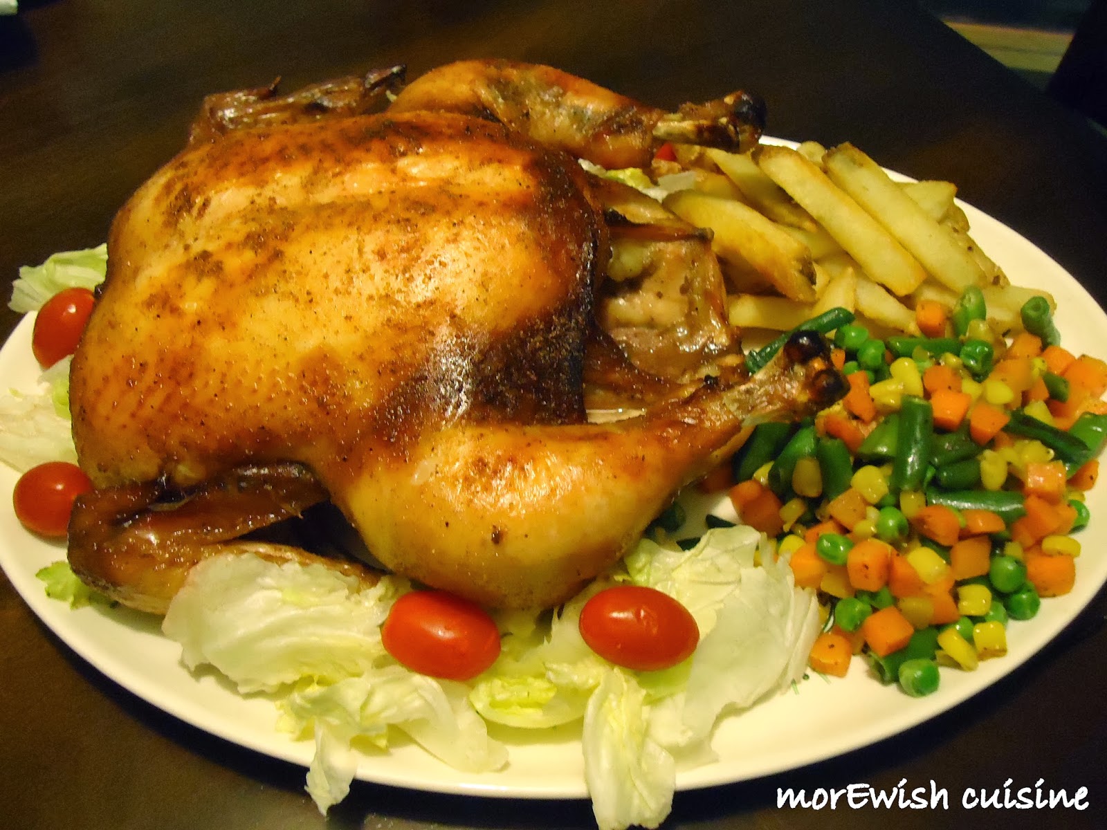 morEwish Cuisine by Mahwish Baked RotisserieStyle Chicken