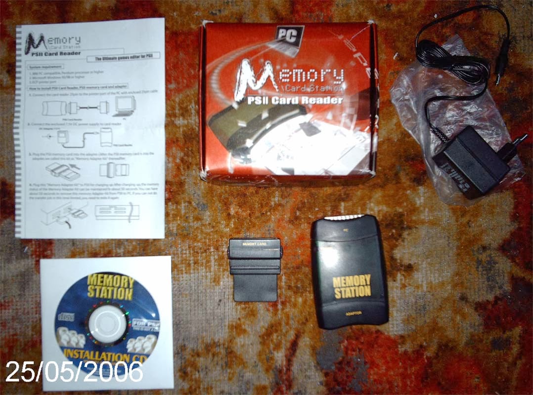 MEMORY CARD STATION PS2 CARD READER