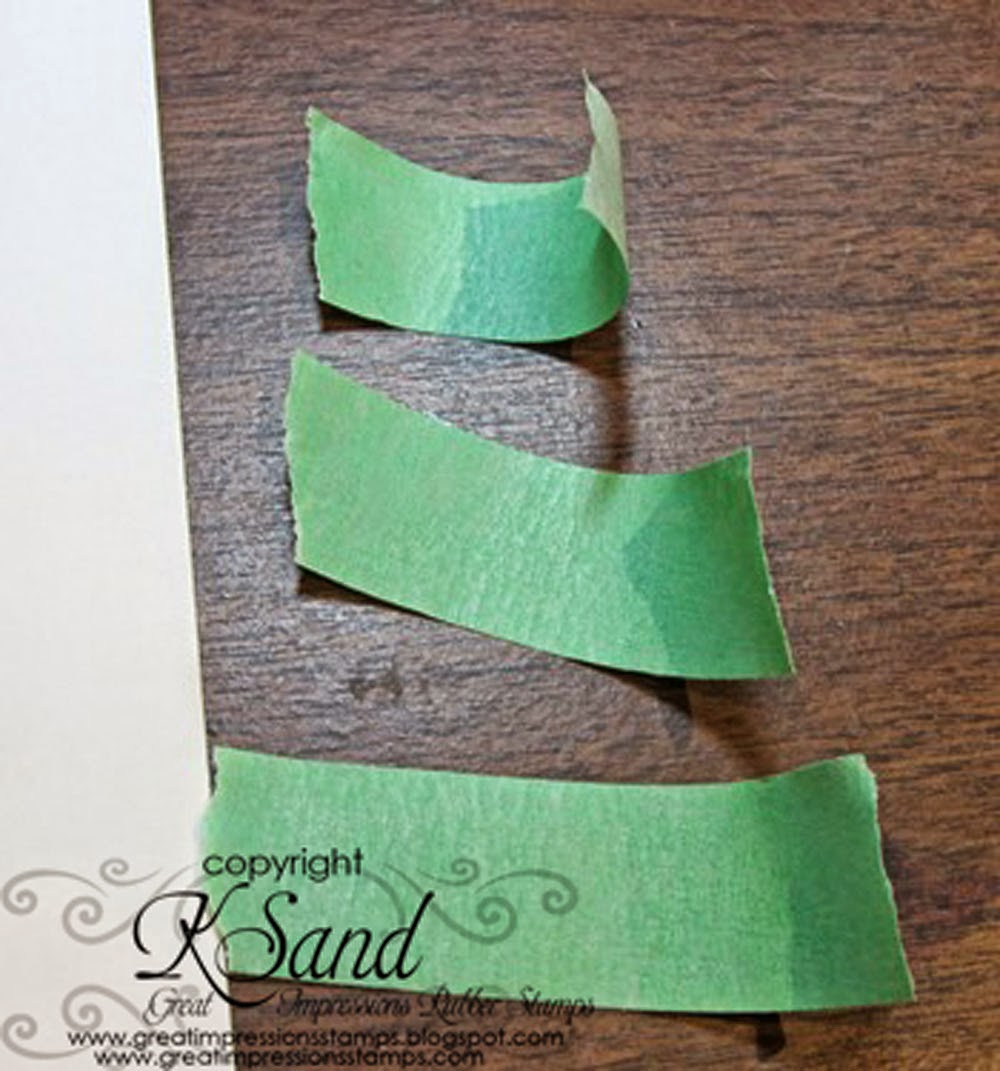 Great Impressions Painter's Tape Technique