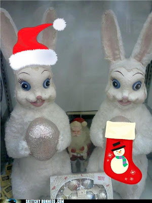 The Easter Claus…. Or Santa Bunny… (Either way, it’s all kinds of wrong.)